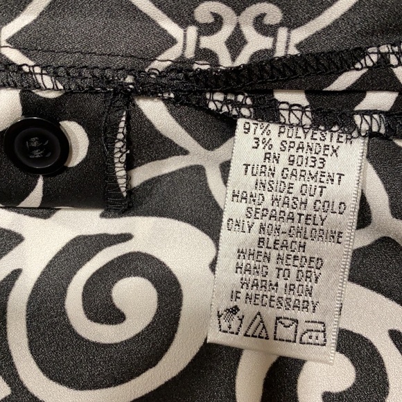 Bob Mackie Wearable Art Tunic Blouse - Picture 8 of 8